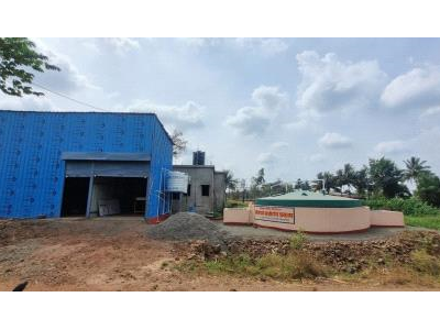 100 cubic meter mixed waste based biogas to power application project under Gobardhan scheme in Mangaon, Kolhapur
